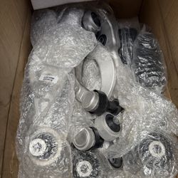 2007-2017 Lexus LS460 16Pcs Front Upper Lower Control Arm Ball joint Tie Rods set Replacement