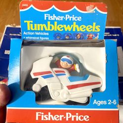 Vtg Fisher Price Tumble Wheels  1988