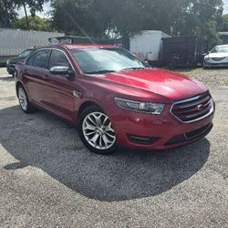 2016 Red Ford Taurus 