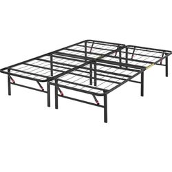 Foldable Metal Platform Bed Frame 