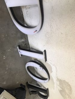 DIOR Light Up letters