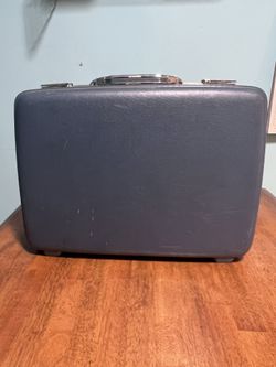 Vintage Blue Suitcase