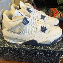 Jordan 4 Retro Midnight Navy Sz 9 M / 10.5 W