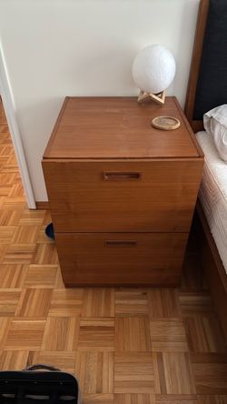 Danish boxy nightstand