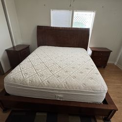 Cal King Bed Set With Mattress 6 pieces