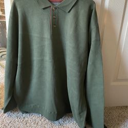 Mens Orvis 3 Button Up Sweater