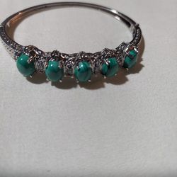 Turquoise  And Sterling Silver Bracelet  New!!
