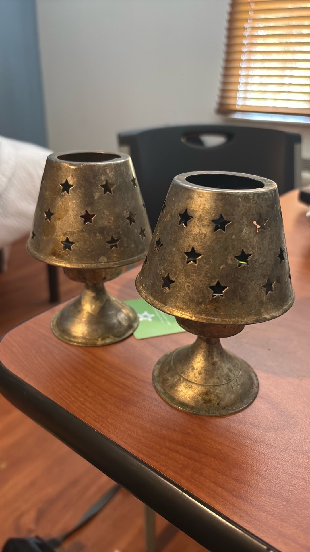 Vintage candles holders