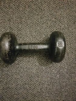 10 lb Dumbell $15