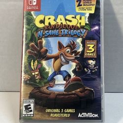Crash Bandicoot: N. Sane Trilogy - Nintendo Switch. CIB
