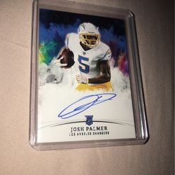 Josh Palmer Rookie On Card Auto Origins