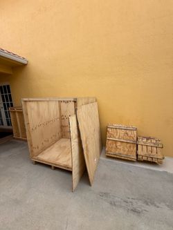 Wooden Crate Box