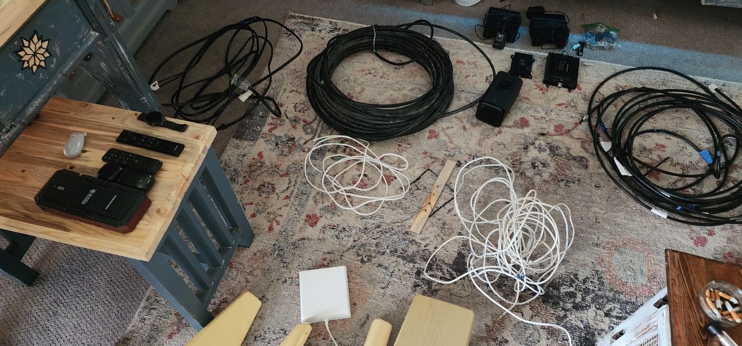 Complete T mobile Home Internet Setup 2 Wav Form Anttana And A Cheep One 2are 2×2 Mimo The Cheep One Is Omnidirectl All High Quilty Cableing Booster F