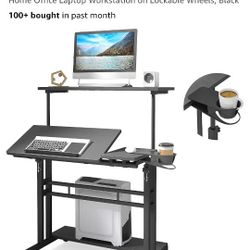 Adjustable Standing Desk / Computer Cart