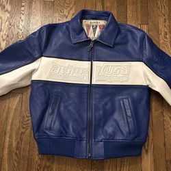 Avirex Leather Jacket Size L 1000% Authentic 