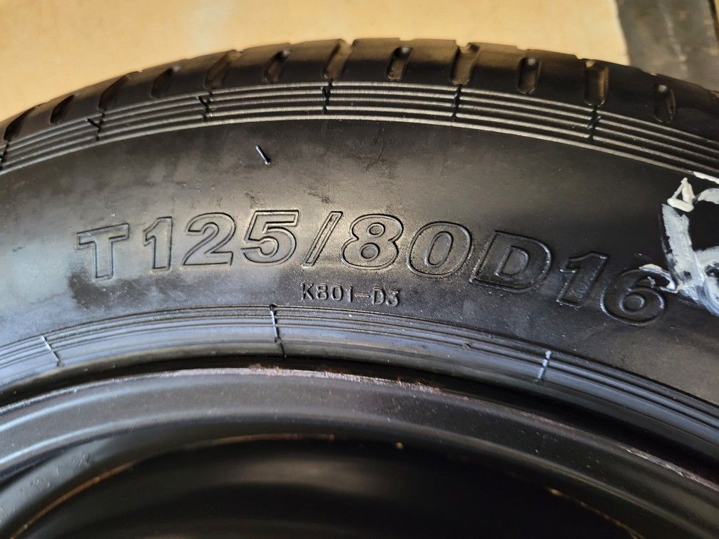 2013 THRU 2019 HONDA ACCORD SPARE TIRE WHEEL DONUT 16" WITH JACK 125/80/16 for Sale in Miami
