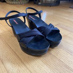 Prada Platform Wedges Size 41/ US 10