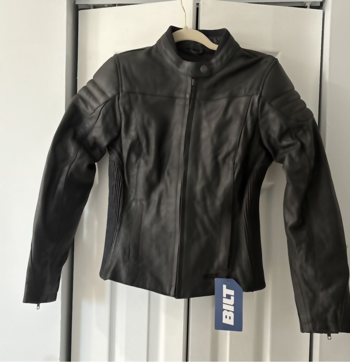 Brand New Women’S BILT Leather Motorcycle Jacket Perfect Condition