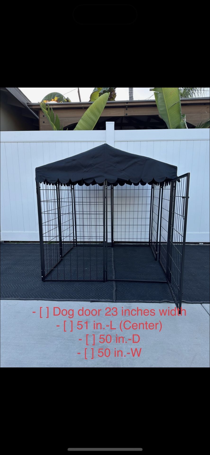Dog Playpen/ Animals/ Pets/ Dogs/ Puppies/ Dog Run/ Dog Play Yard/ Kennel/ NEW
