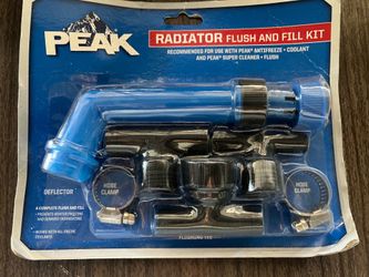 Radiator fill and flush kit
