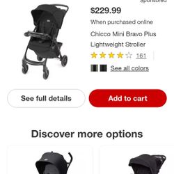 Chicco Mini Bravo Fold Up Lightweight Stroller 
