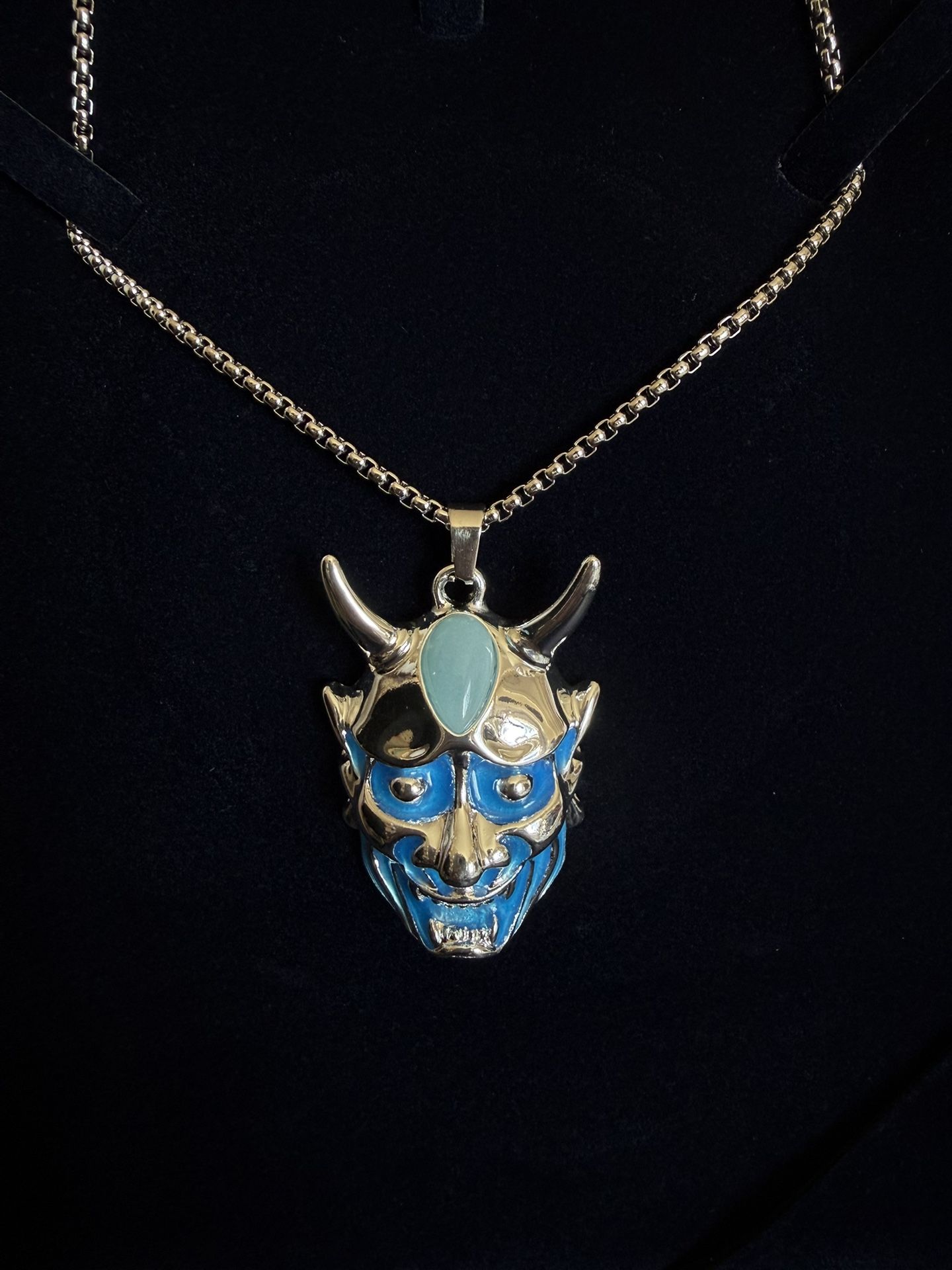 ghost mask Pendant Necklace