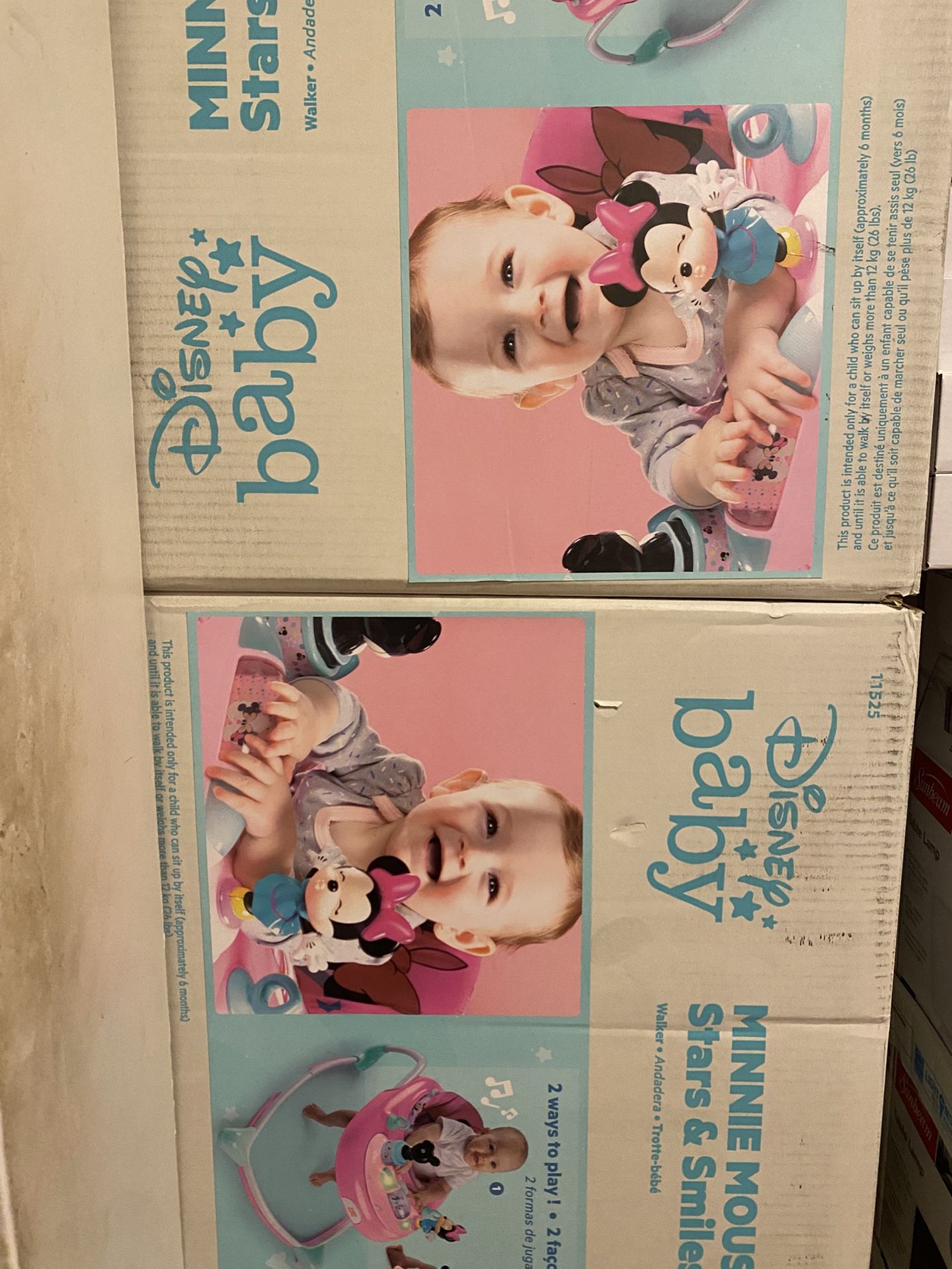 Disney Baby Minnie Mouse Walker BOTH FOR $100