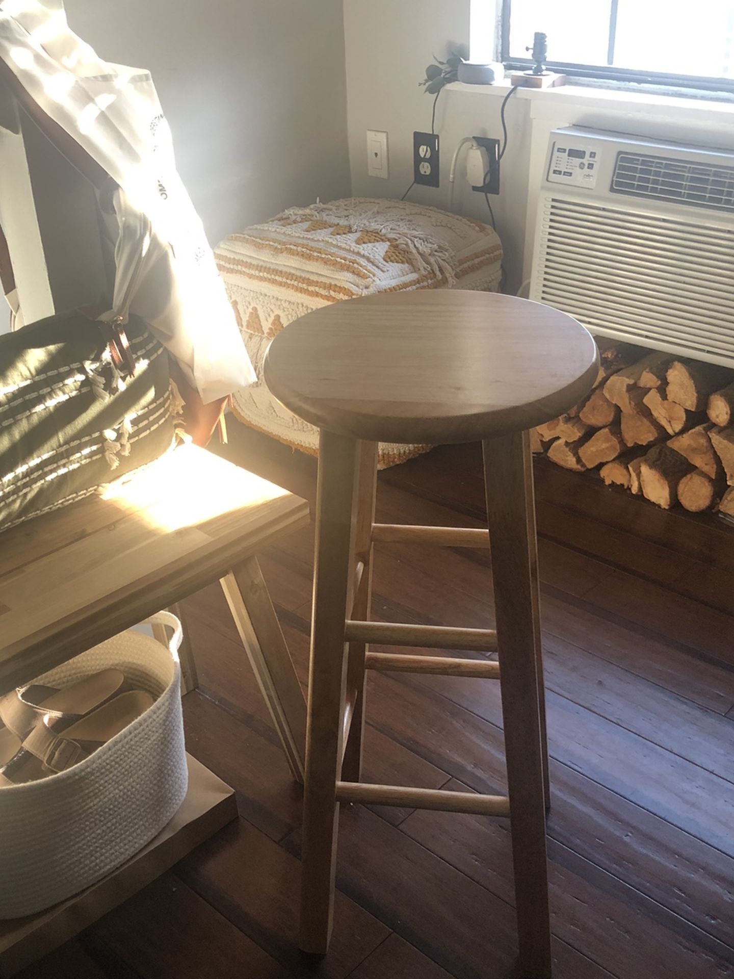 wooden stool