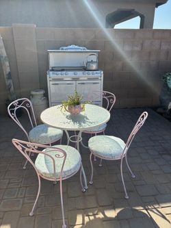 Custom Vintage Styled Patio Set.