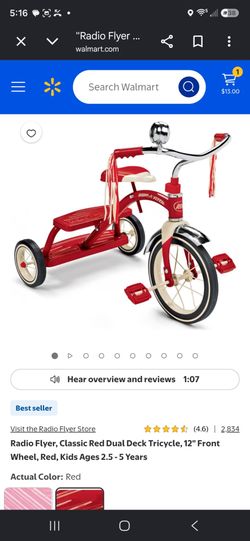 Bike for children. Radio flyer