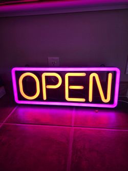 multi-colored LED sign from the Pro-Lite brand