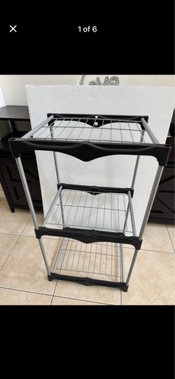 3-Tier Freestanding Closet Shelf