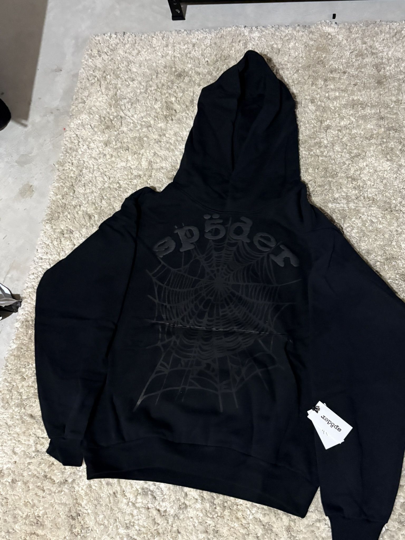 Black Phantom Sp5der Hoodie