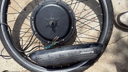 Electric Bike Hub Motor Wheel with Battery