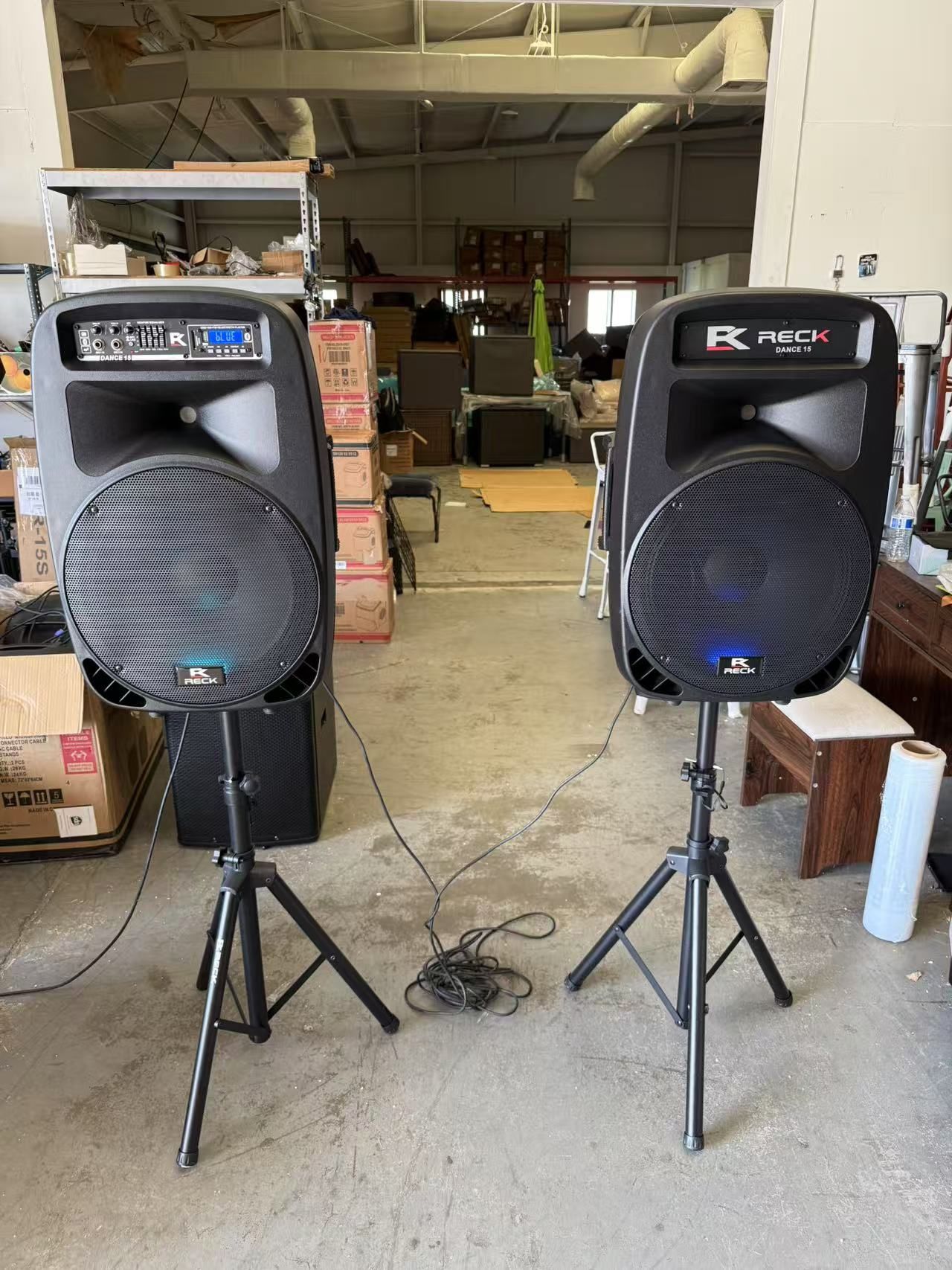 Bluetooth PRORECK Dance 15| Portable 15- InchPowered PA Speaker