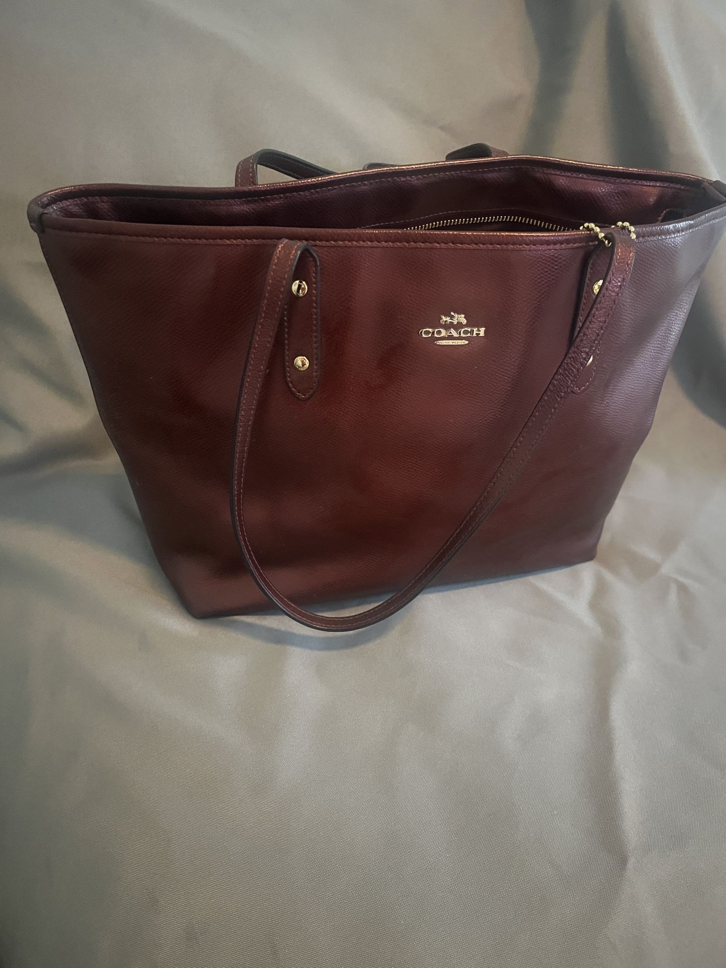 Coach Tote In Unique Color