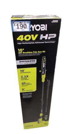 Ryobi Ry40hp9so1k Yellow Pole Saw
