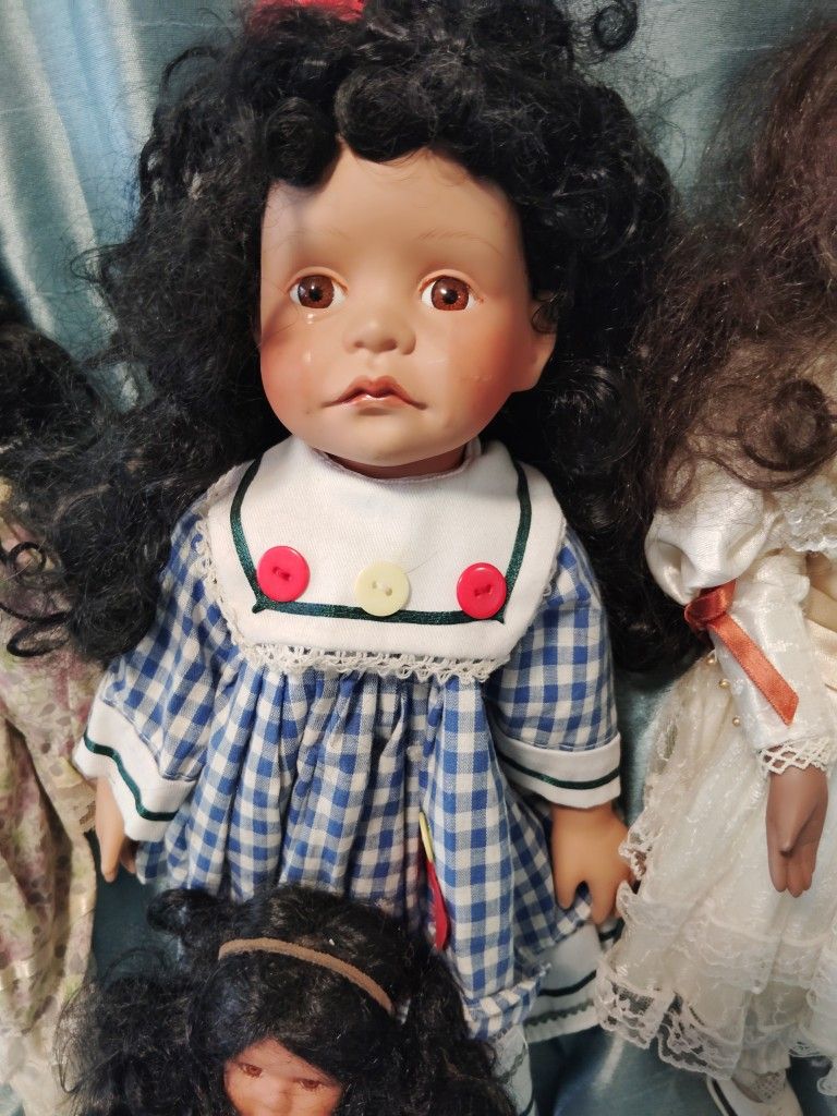 Very Rare Black porcelain doll