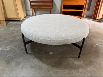 Modern low ottoman