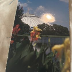 Space Mountain Postcard 