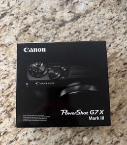 Canon g7x mark III camera