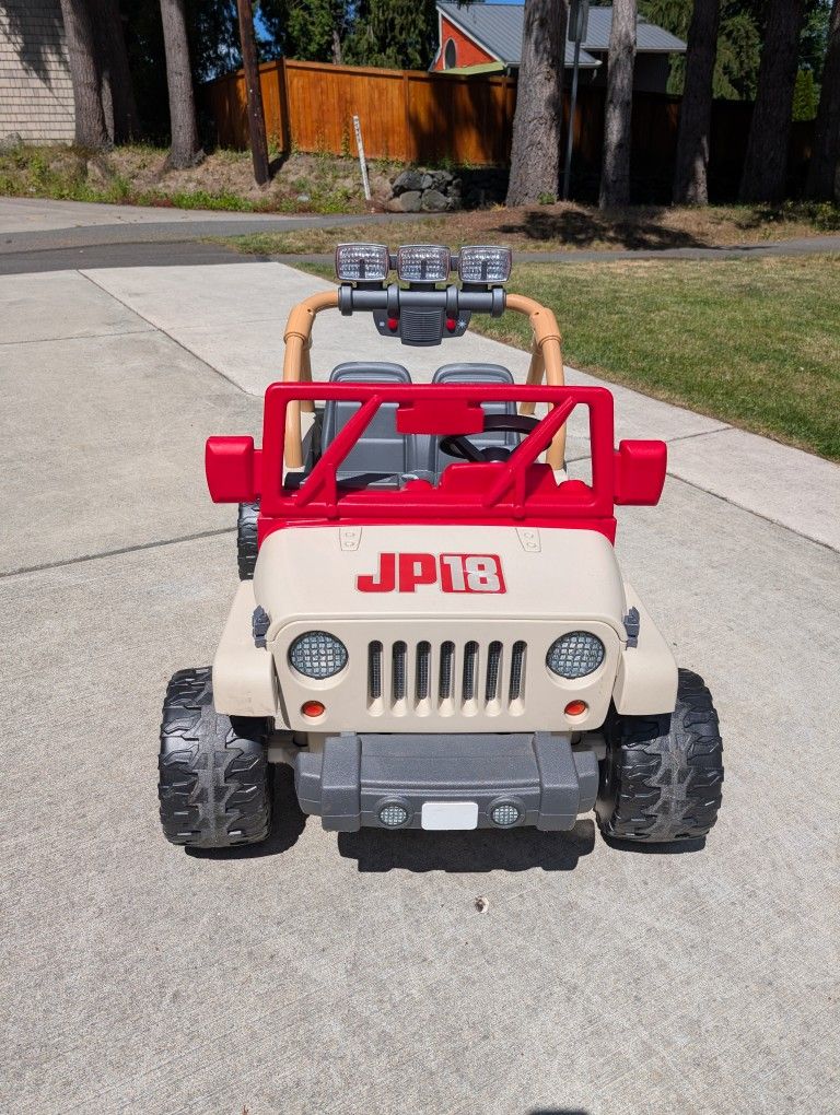 Jurassic Park JP18 Jeep Power Wheels