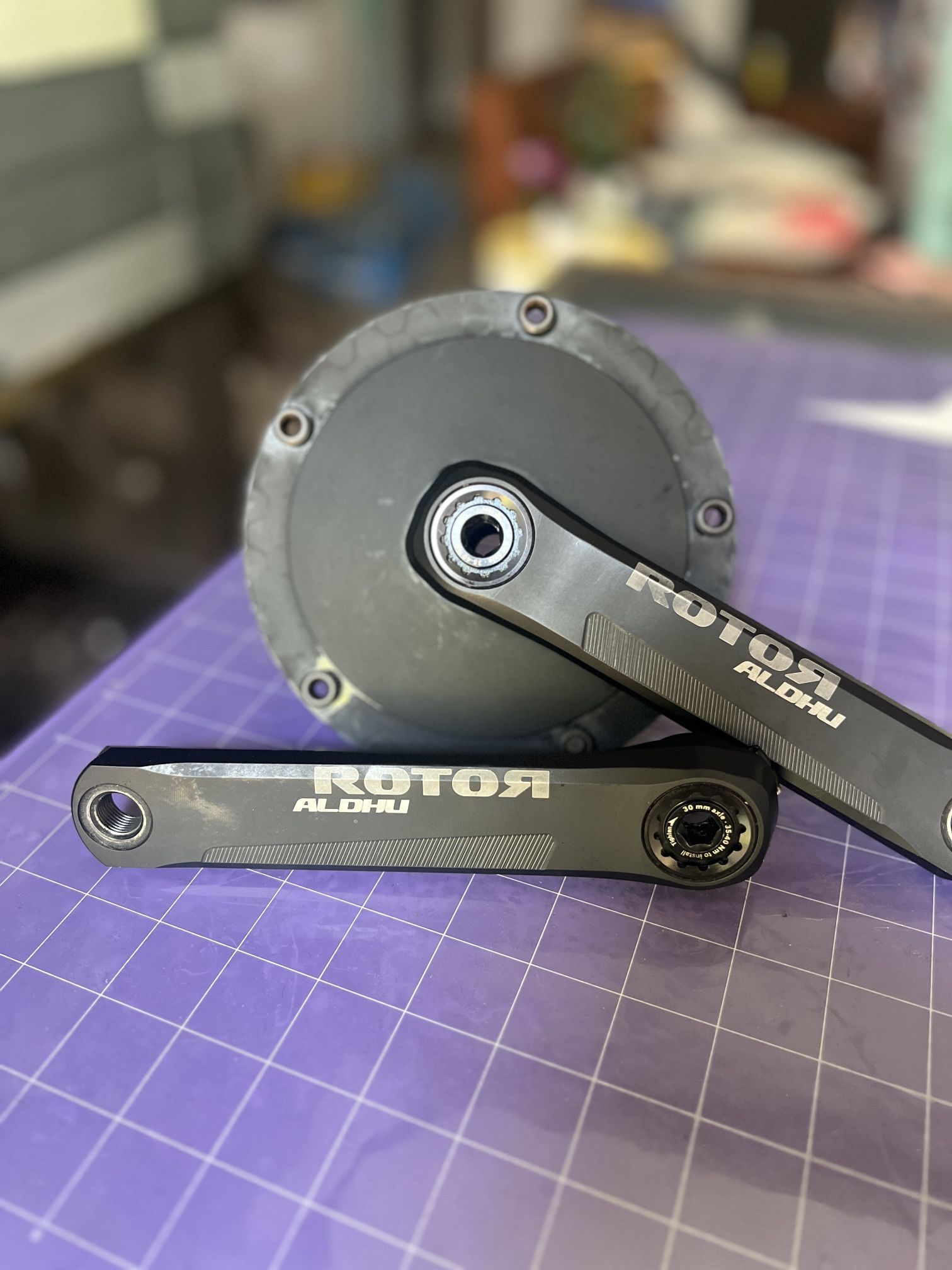 Rotor Aldhu Track Crankset 165mm