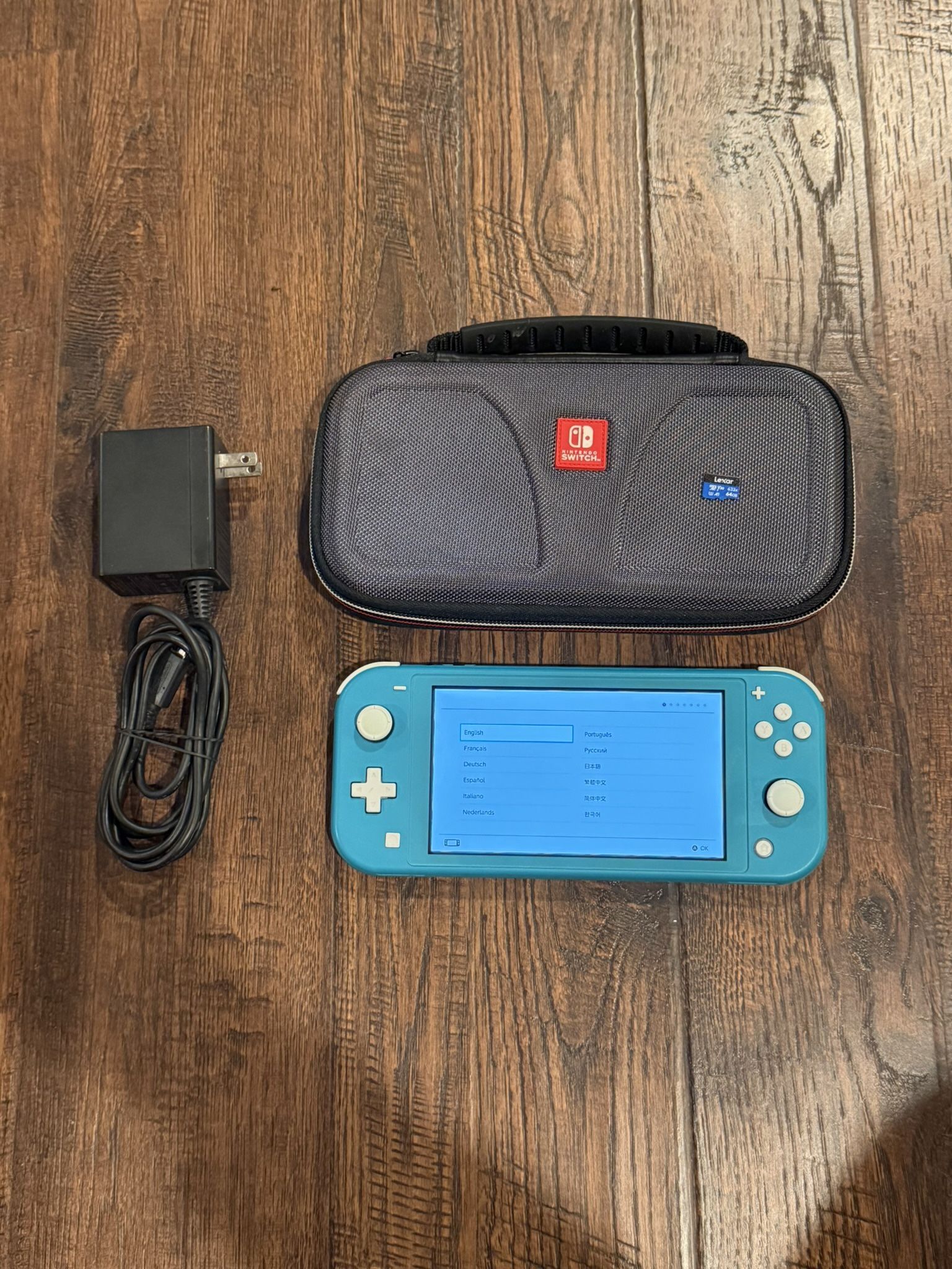 Nintendo Switch Lite - Turquoise - w/ 64gb MicroSD