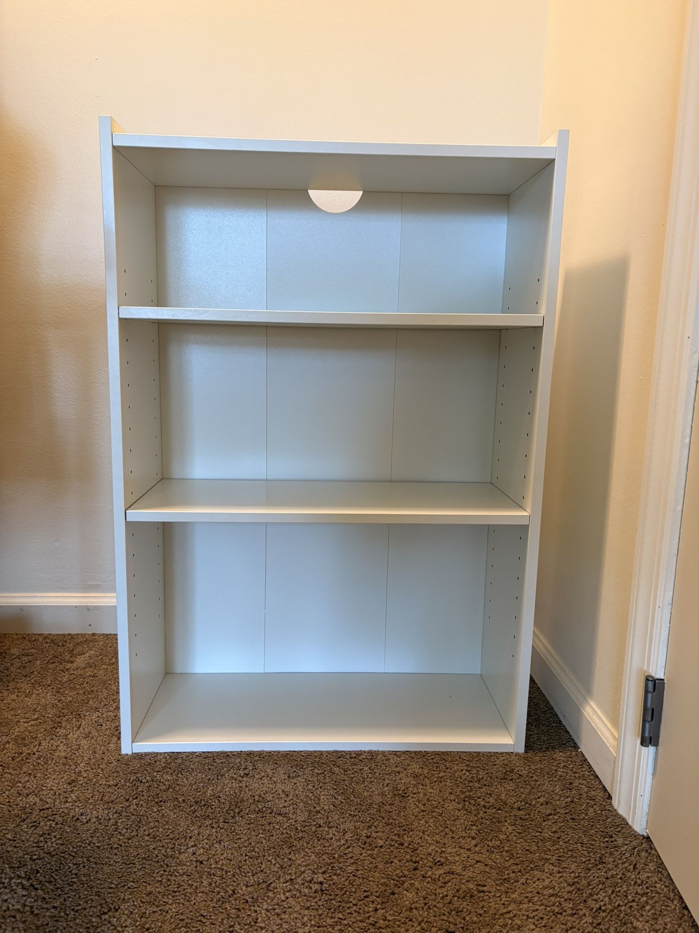 White 3 - Tier Bookshelf 