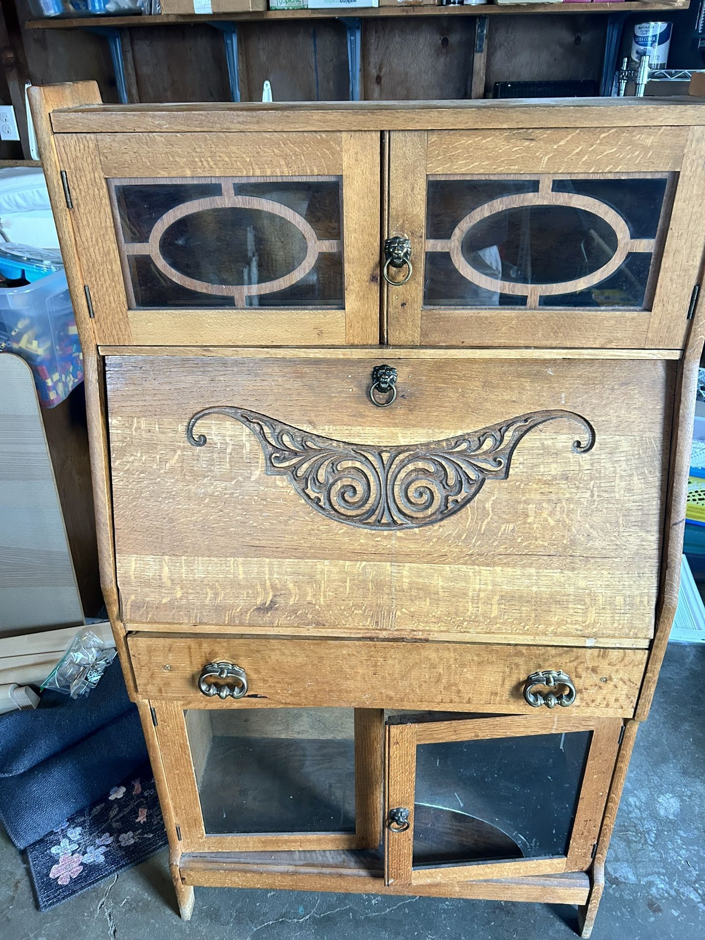 Antique Secretary Desk.