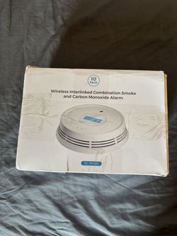 AEGISLINK Interlinked Smoke Carbon Monoxide Detectors Wireless SC-RF220 10 Pack