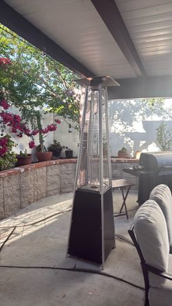 Flame tower propane heater