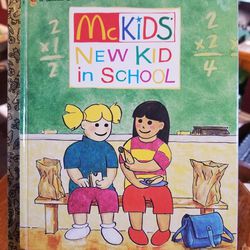 Little Golden Book ~ McKids New Kid In School ~ 1st Edition 1998