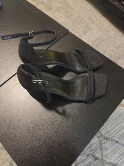 Forever 21 Black Heels Size 7